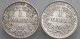 D67. Niemcy, Marka 1875 A i 1915 D, 2 szt