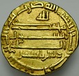 C55. Islam, Dinar AH203, Abbasydzi, al-Mansur, st 3