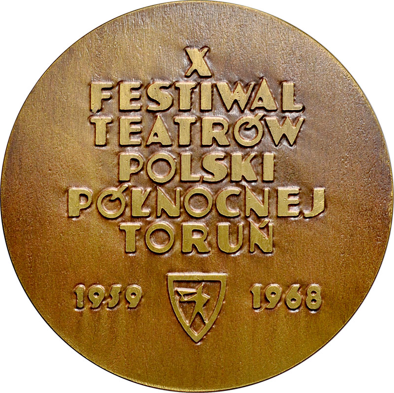 Medal 1968, 10 Festiwalowi Teatrów Polski Północnej