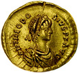 D57. Rzym, Tremissis, Teodozjusz II 402-450 st 3