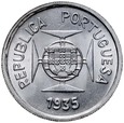 C412. Indie Portugalskie, Rupia 1935, st 1