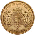 Węgry, 10 koron 1892, Franz Josef, st 2-