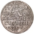 C387. Trojak ryski 1598, Zyg III, st 3-