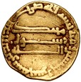 E155. Islam, Dinar ok 170 AH, Abbasydzi, st 3