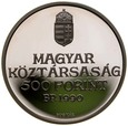 D333. Węgry, 500 forintów 1990, Ferenc Kolcsey, st L