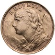 E84. Szwajcaria, 20 franków 1935 B, Heidi, st 1