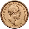 B96. Szwecja, 10 koron 1874, Oskar II, st 1-