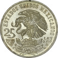 D146. Meksyk, 25 pesos 1968, Tańczący Aztek, st 1-