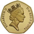 D127. Anglia, 50 pence 1994, Elżbieta, st L