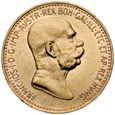 C13. Austria, 10 koron 1908, Franz Josef, st 2, Jubileusz