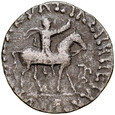 E141. Baktria, Indo Scytowie, Tetradrachma,  Azes II pne 35-5 r ne