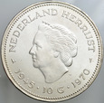 C204. Holandia, 10 guldenów 1970, Juliana, st 2+