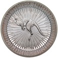 D200. Australia, Dollar 2017, Kangur, st 1, uncja srebra, patyna.