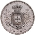 C419. Portugalia, 500 reisów 1899, Karol I, st 2