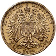 B39. Austria, 20 koron 1894, Franz Josef, st 2-