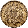 B39. Austria, 20 koron 1894, Franz Josef, st 2-