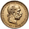 B39. Austria, 20 koron 1894, Franz Josef, st 2-