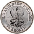 Dania, 10 koron 2005, Andersen, st L