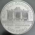 Austria, 1,5 euro 2013, Filharmonia, uncja srebra, st 1