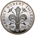 C261. Węgry, 500 forintów 1992, Karol Robert, st L-