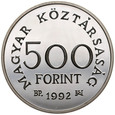 C261. Węgry, 500 forintów 1992, Karol Robert, st L-