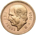 B75. Meksyk, 10 pesos 1959, st 2-