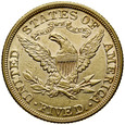 A26. USA, 5 dolarów 1881, Liberty, st 2-