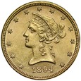 D29. USA, 10 dolarów 1894, Liberty, st 2