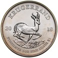 D201. RPA, Krugerrand 2018, st 1, uncja srebra!, patyna