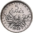 Francja, 5 franków Republika, 10 szt, junk silver