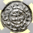 S100. Normandia, Denar , Ryszard I 942-996, NGC MS62