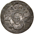 D85. Denar łobżenicki 1622, Zyg III, st 3+