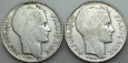 B153. Francja, 10 franków 1930, 1934, Republika, 2 szt, st 3