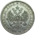 C298. Rosja, Rubel 1878 NF, Alex II, st 3+