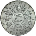 Austria, 25 szylingów  10 sztuki, st 2+, junk silver