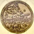 S402. Turcja, Zeri Mahbub AH1203/13 (1801), Selim III, PCGS MS63