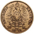 B50. Niemcy, 10 marek 1873 C, Prusy, st 3+