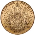D157. Austria, 100 koron 1915, Franz Josef, st 1 NB