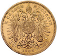 C64. Austria, 10 koron 1909, Franz Josef, st 2/1-