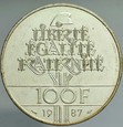 C383. Francja, 100 franków 1987, La Fayette, st 2