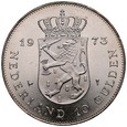 D164. Holandia, 10 guldenów 1973, Juliana, st 2