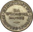 D99. Medal przedwojenny MS za wzorową służbę penitencjarną