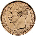 D174. Dania, 10 koron 1908, Fryderyk VIII, st 2