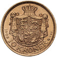 D174. Dania, 10 koron 1908, Fryderyk VIII, st 2