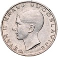 Jugosławia, 20 dinarów 1938, Piotr II, st 3, 10 sztuki, junk silver