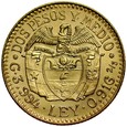 D125. Kolumbia, 2,5 pesos 1927, st 1-