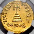 Bizancjum, Solid, Constans II 641-668, PCGS MS4/5 4/5