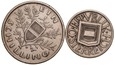 E21. Austria, Szyling i 1/2 1925, Republika st 2, 2 sztuki
