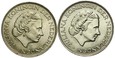 Holandia, 2,5 guldena 1962, 1966, Juliana, 16 szt