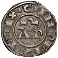 E113. Sycylia, Denar, Henryk VI 1194-1197, st 3-2